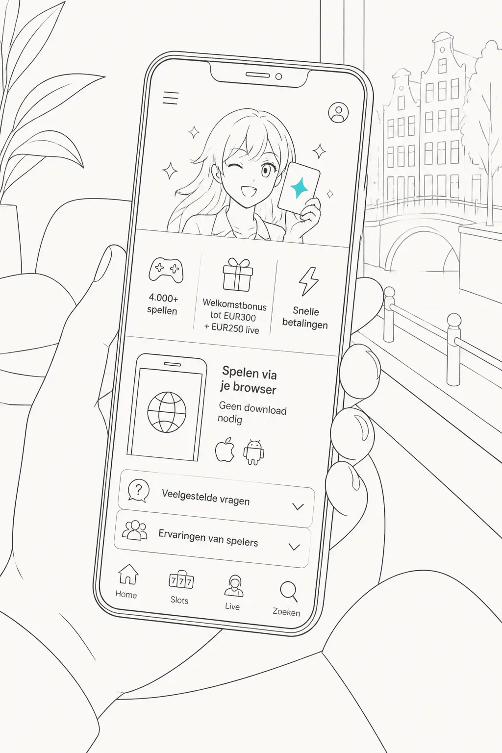 Manga Casino App – mobiel spelen in Nederland visual guide for Manga Casino